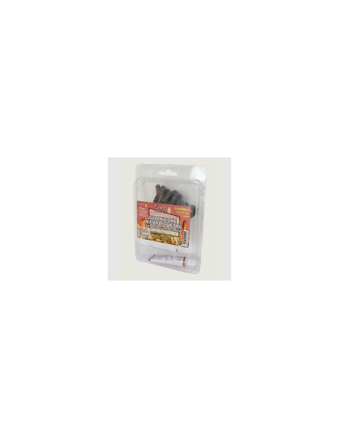 Kit guarnizione estensibile 9-12 mm con colla per stufe