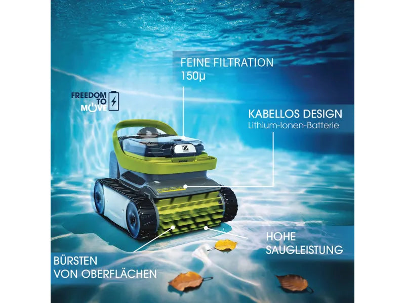Robot Piscina Zodiac Pixel OP 3220, Pulitore a Batteria Senza Fili per Fondo e Pareti | Zodiac