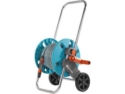 Carrello avvolgitubo gardena cleverroll s set completo con tubo 25 m e accessori Gardena