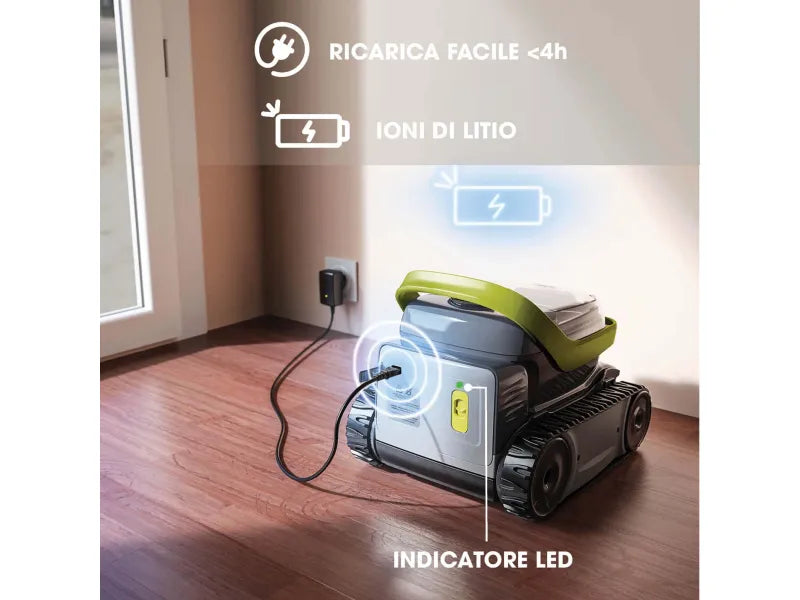 Robot Piscina Zodiac Pixel OP 3220, Pulitore a Batteria Senza Fili per Fondo e Pareti | Zodiac