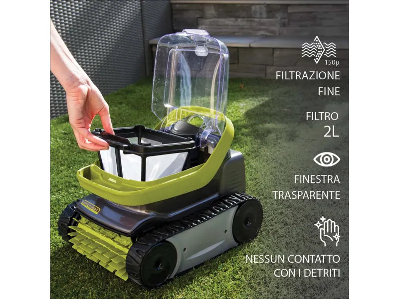 Robot Piscina Zodiac Pixel OP 3220, Pulitore a Batteria Senza Fili per Fondo e Pareti | Zodiac