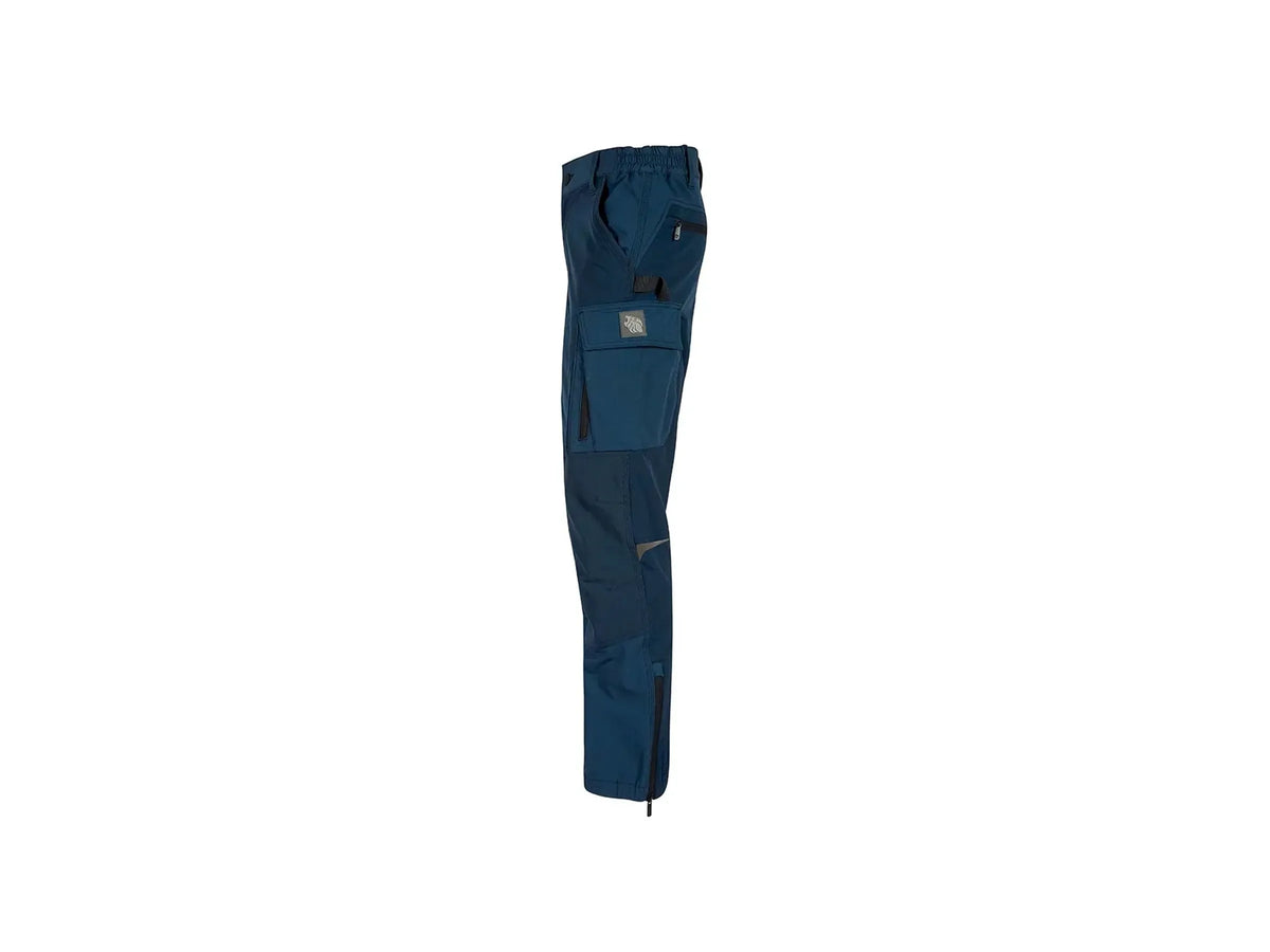 Pantalone da Lavoro U-Power Trek Deep Blue – Cargo Elasticizzato U-4 Stretch Multitasche Taglie M L XL