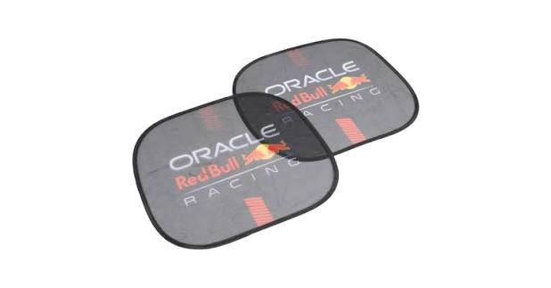 Tendine Laterali Auto Red Bull Racing Powerbar Nero Rosso 2 Pezzi 43x38 cm