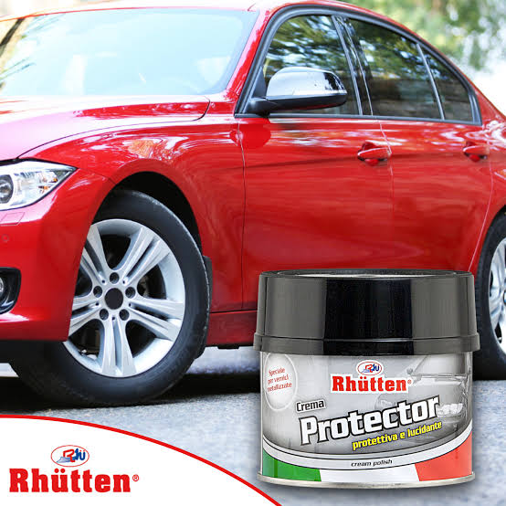 Rhütten Crema Auto Protector 250 ml Cera Lucidante e Protettiva per Carrozzeria