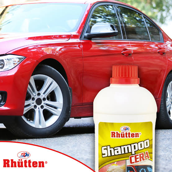 Rhütten Shampoo Auto Cera Autolucidante 1 L per Lavaggio Carrozzeria