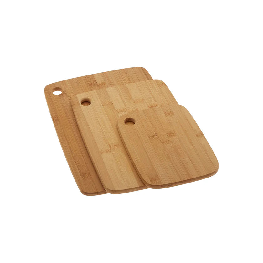 Set 3 taglieri in bambu per cucina Kasanova