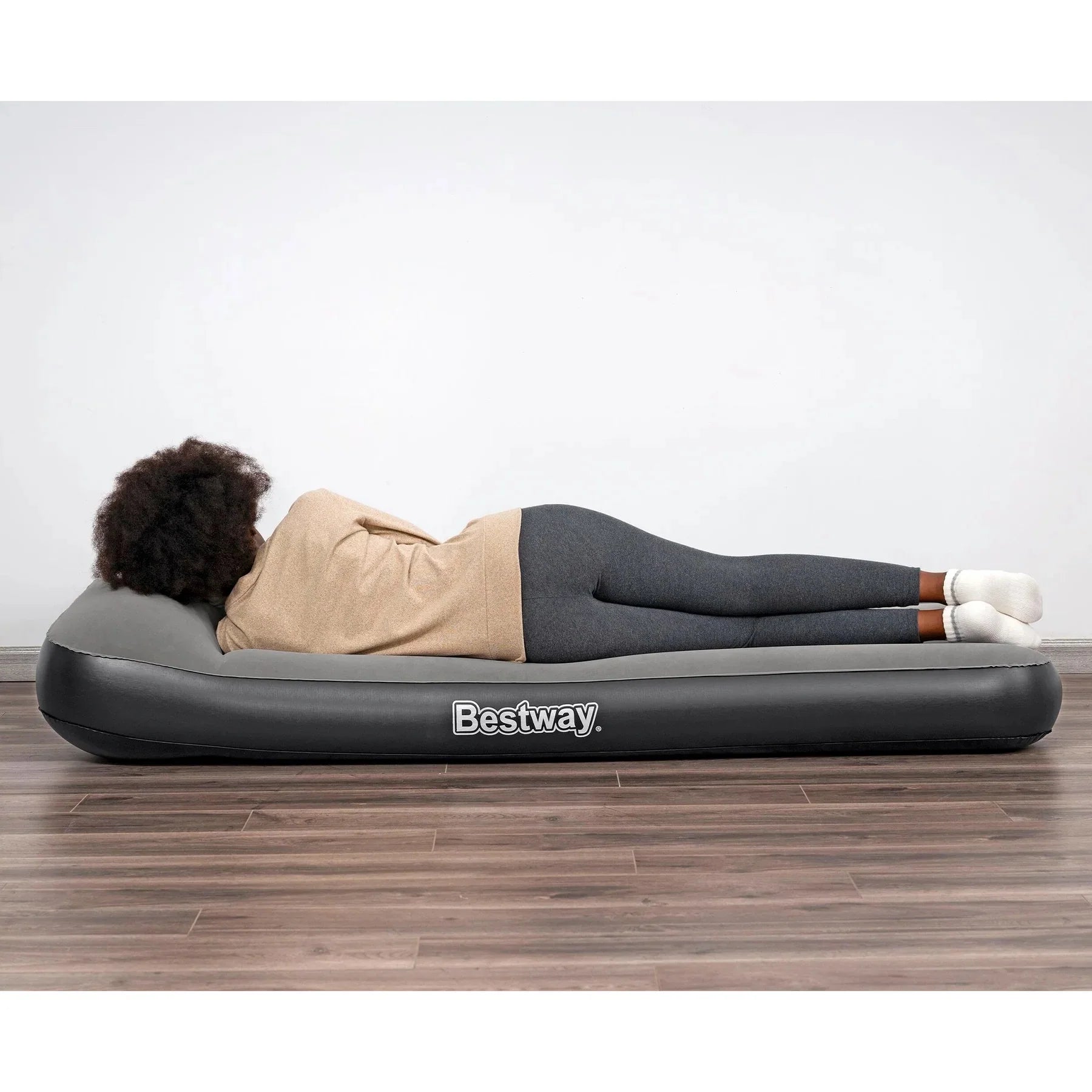 Materasso Gonfiabile Singolo Bestway Airbed Tritech 188x99x30 cm con Pompa Elettrica Integrata e Sacca | Bestway