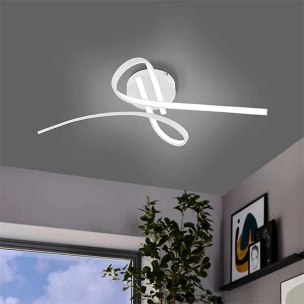 Plafoniera lampadario led a sospensione colore luce naturale 4000k inclusa struttura Eglo