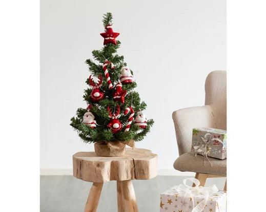 Imperial mini albero H60cm decorato con 10 figure Kaemingk - Brico Sapiens - L' evoluzione del fai da te