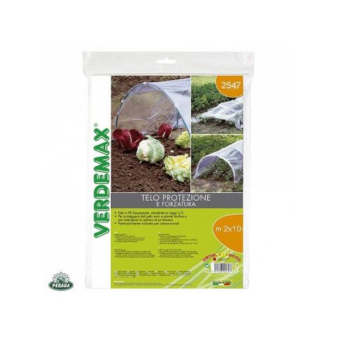 Telo PE di Forzatura Trasparente 2x10 Metri Verdemax