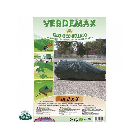 Telo Occhiellato 120 gr/mq, 2x3 Metri Verdemax