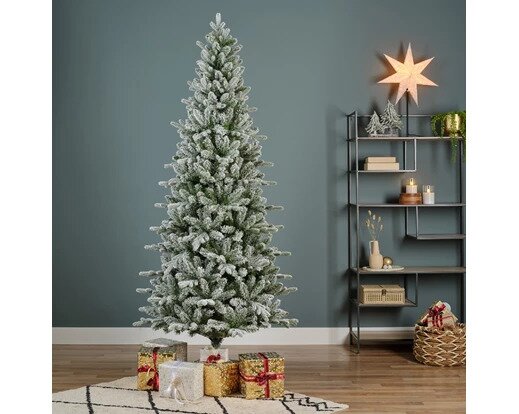 Albero di Natale Artificiale Effetto Ghiacciato Frosted Modello Killington H.240cm per Interno Indoor | Kaemingk