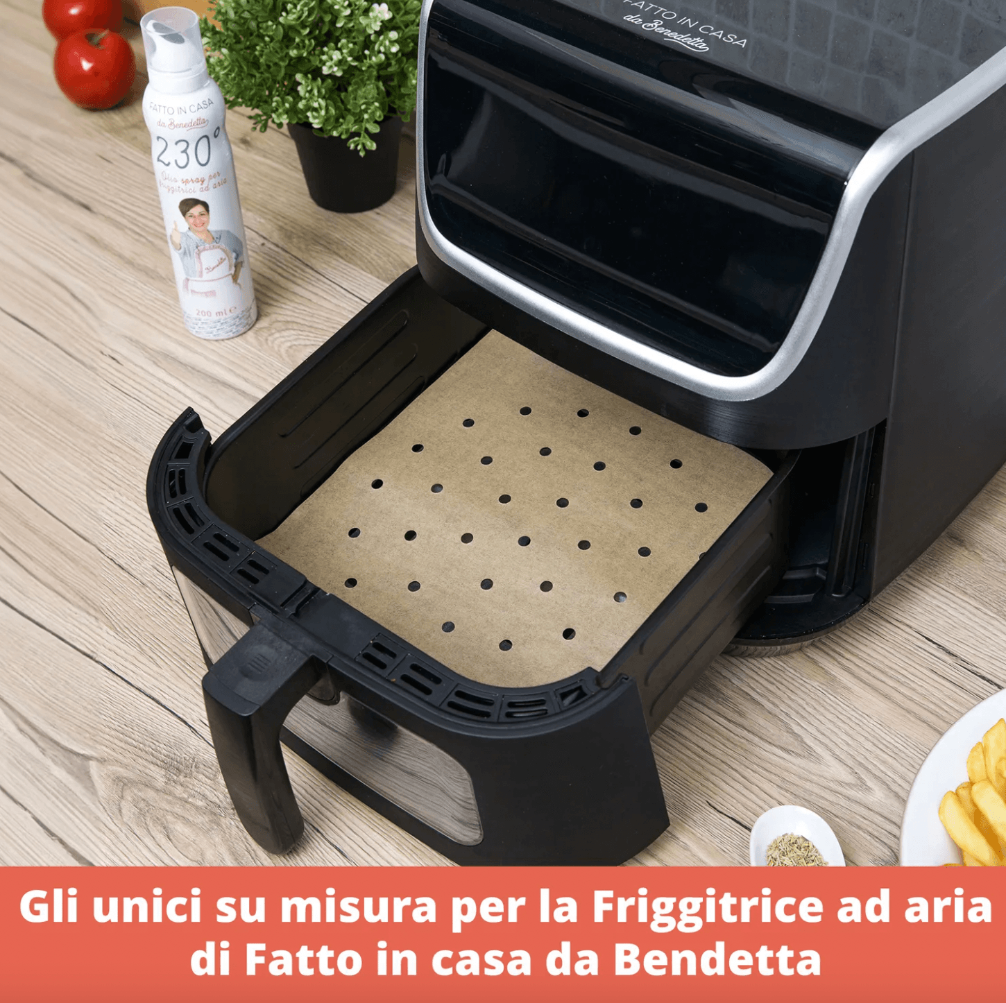 Kit 120 fogli carta forno forati per friggitrice ad aria Fatto in casa da Benedetta - Brico Sapiens - L' evoluzione del fai da te