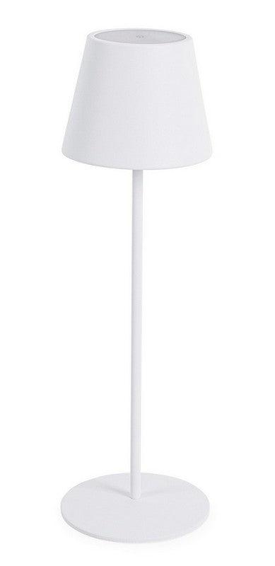 Lampada da tavolo bianco Etna H.38cm Bizzotto - Brico Sapiens - L' evoluzione del fai da te