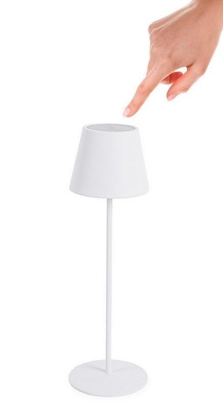 Lampada da tavolo bianco Etna H.38cm Bizzotto - Brico Sapiens - L' evoluzione del fai da te