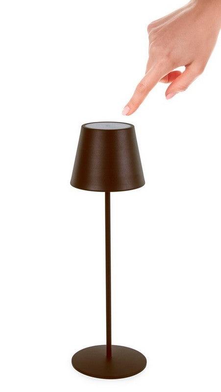 Lampada da tavolo marrone Etna H.38cm Bizzotto - Brico Sapiens - L' evoluzione del fai da te