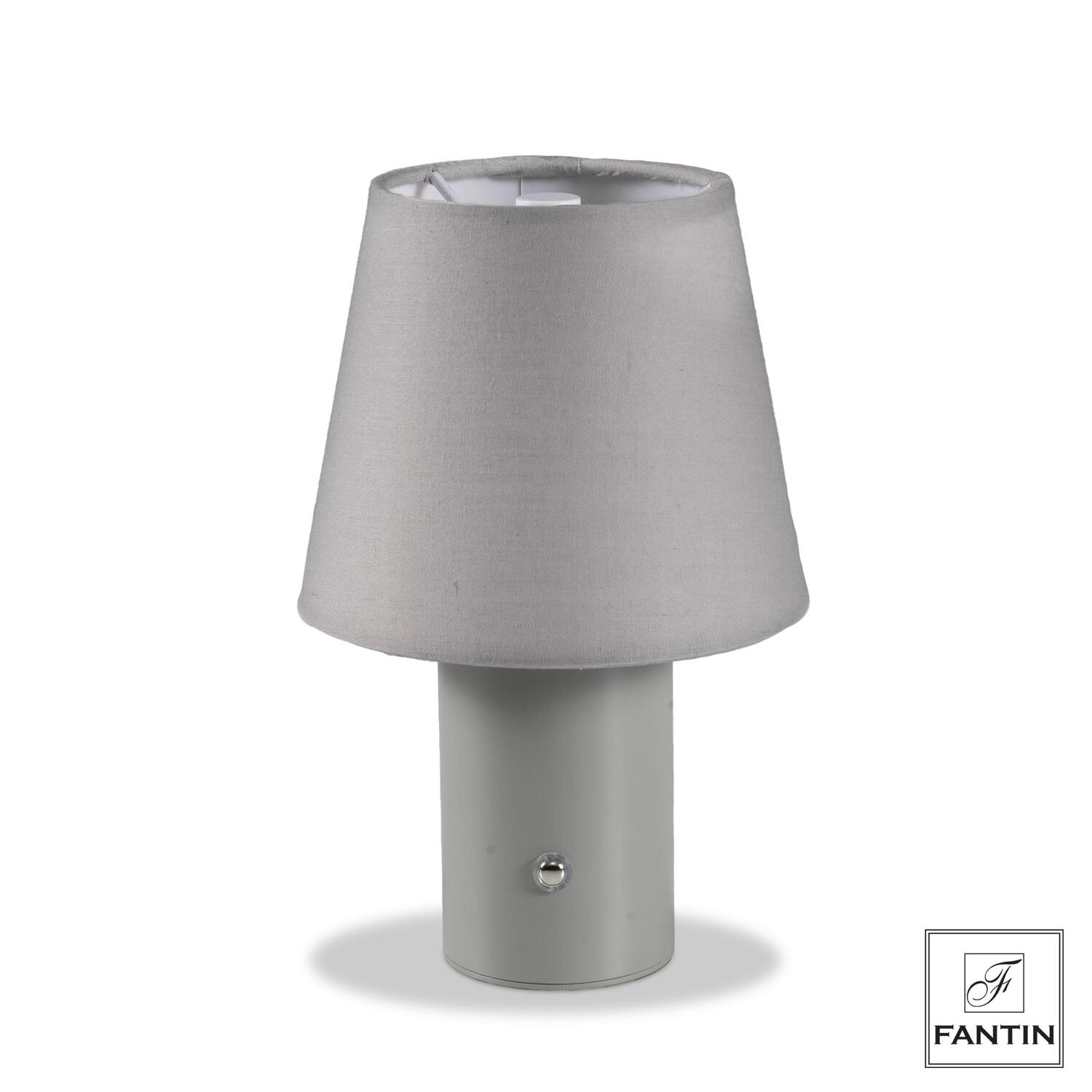 Lampada da tavolo sala camera led touch intensità regolabile 22cm Fantin Argenti