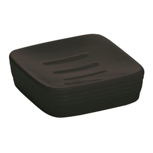 Porta sapone nero opaco Kelly Gedy