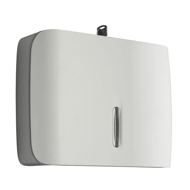Distributore carta rettangolare Prestige bianco Gedy