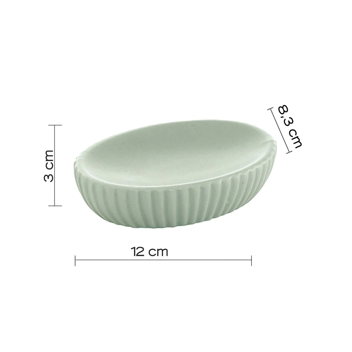 Porta sapone verde salvia Marika Gedy