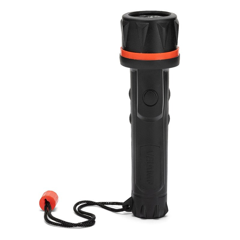 Torcia tascabile in gomma anti-urto Velamp Rubber LED 3 LED 2AA