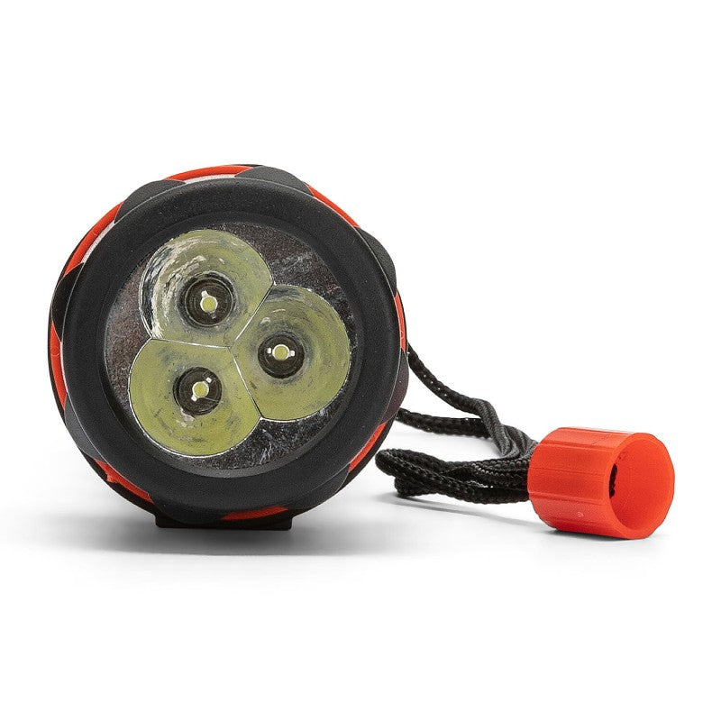 Torcia tascabile in gomma anti-urto Velamp Rubber LED 3 LED 2AA
