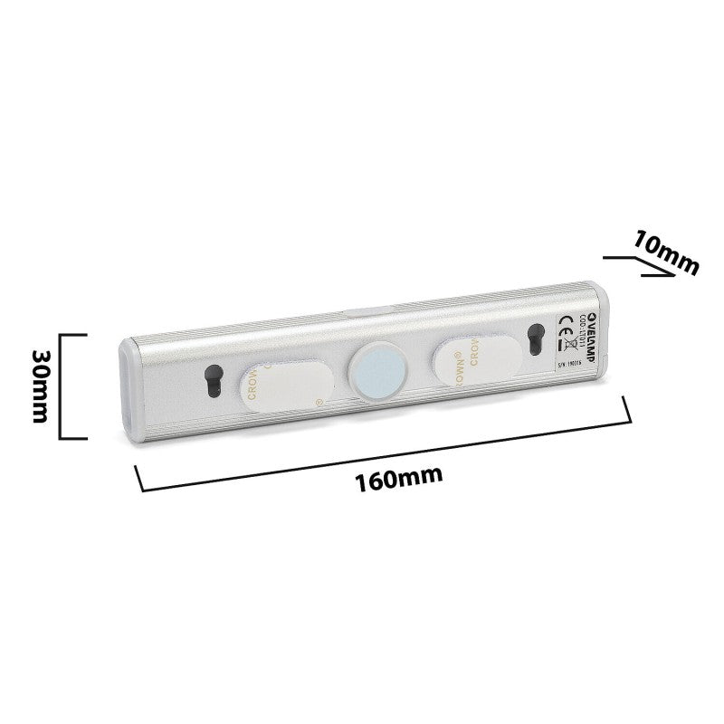 Mini reglette LED COB Smarty 200 lumen con sensore di movimento Velamp