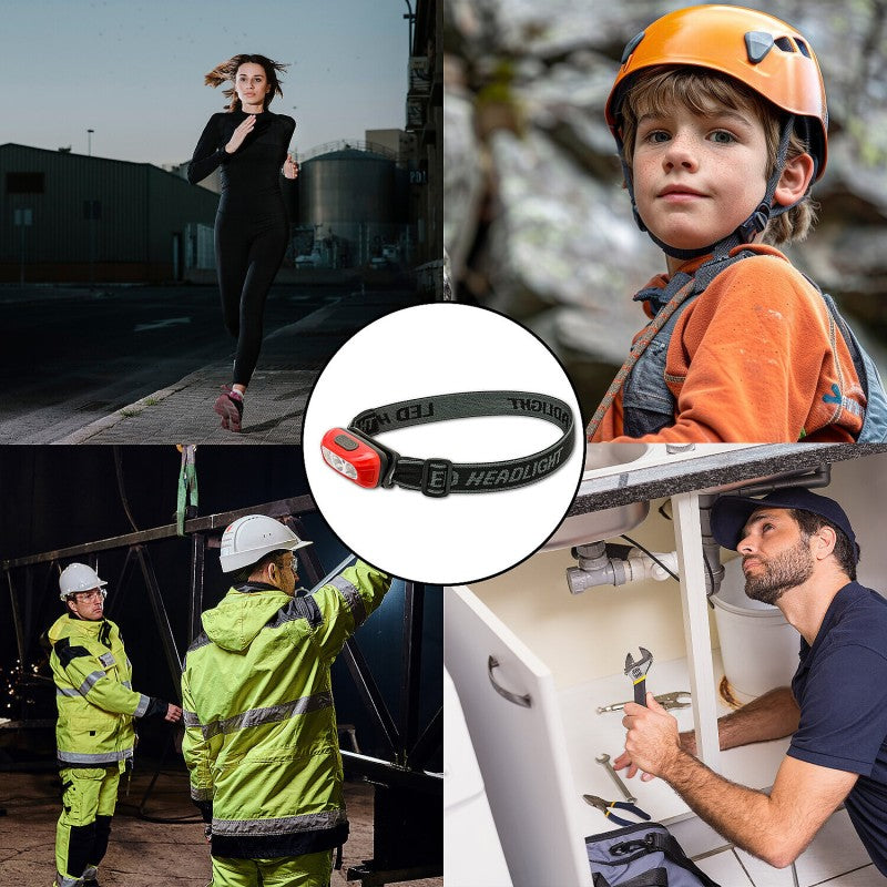 Torcia frontale LED ricaricabile Velamp Vulcan 230 lumen con sensore contactless