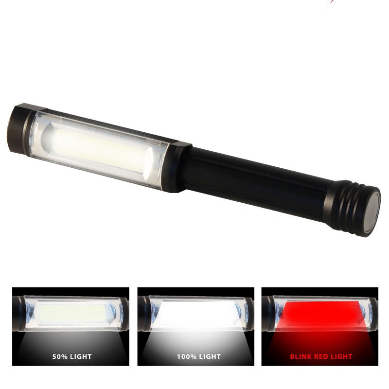 Torcia da lavoro a LED COB in alluminio 3W Big Daddy 400 lumen con calamita e gancio Velamp