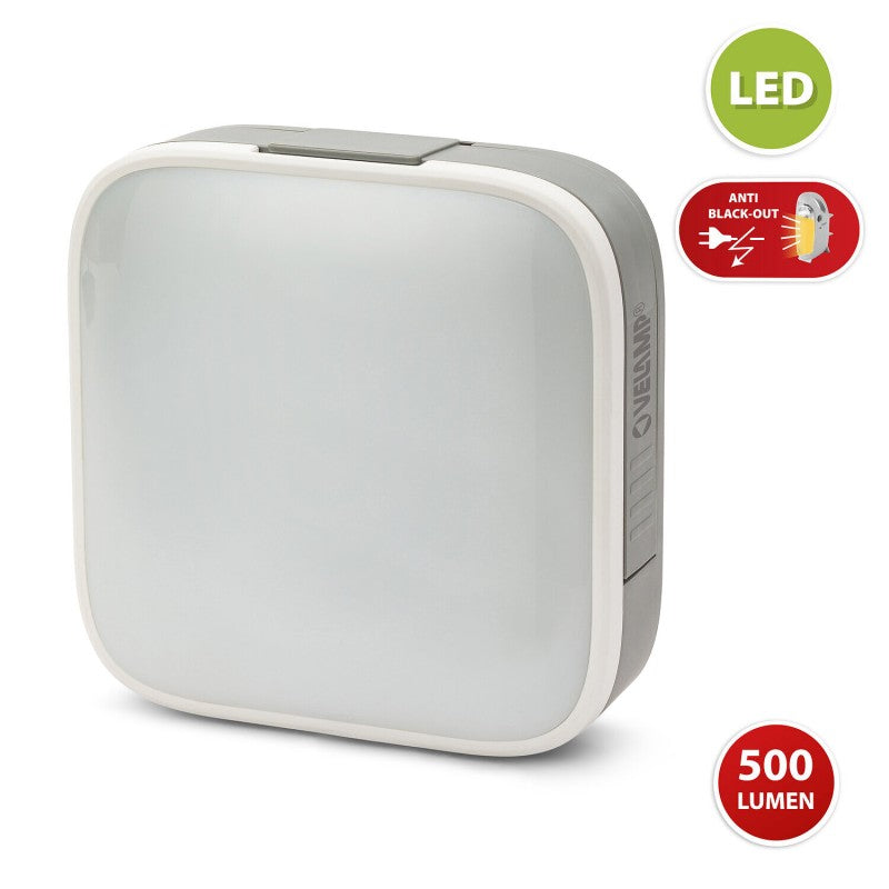 Lanterna LED ricaricabile d'emergenza Betto 500 lumen anti blackout USB-C Velamp