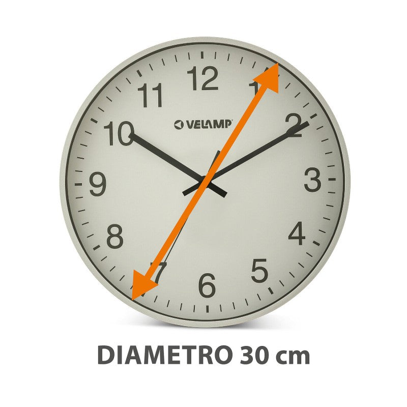 Orologio da Parete Silver Analogico Design Moderno
