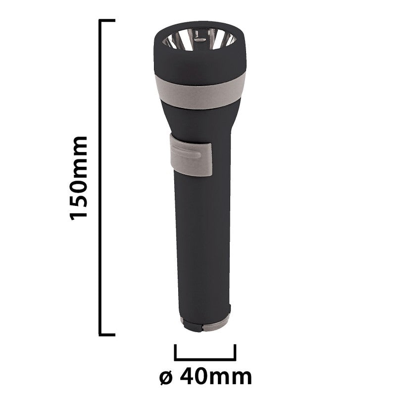Torcia portatile a LED in ABS Ignition Velamp 1W 65 lumen resistente agli urti