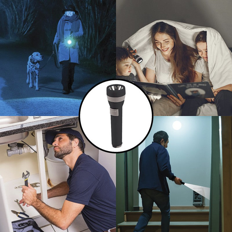 Torcia portatile a LED in ABS Ignition Velamp 1W 65 lumen resistente agli urti