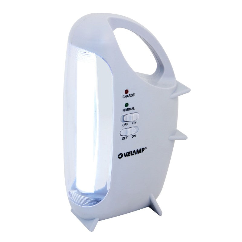 Lanterna di emergenza LED ricaricabile Ovidea Velamp 320 lumen anti-blackout