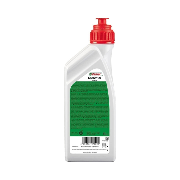 Olio motore attrezzi giardino castrol garden 4t 10w-30 1l Castrol