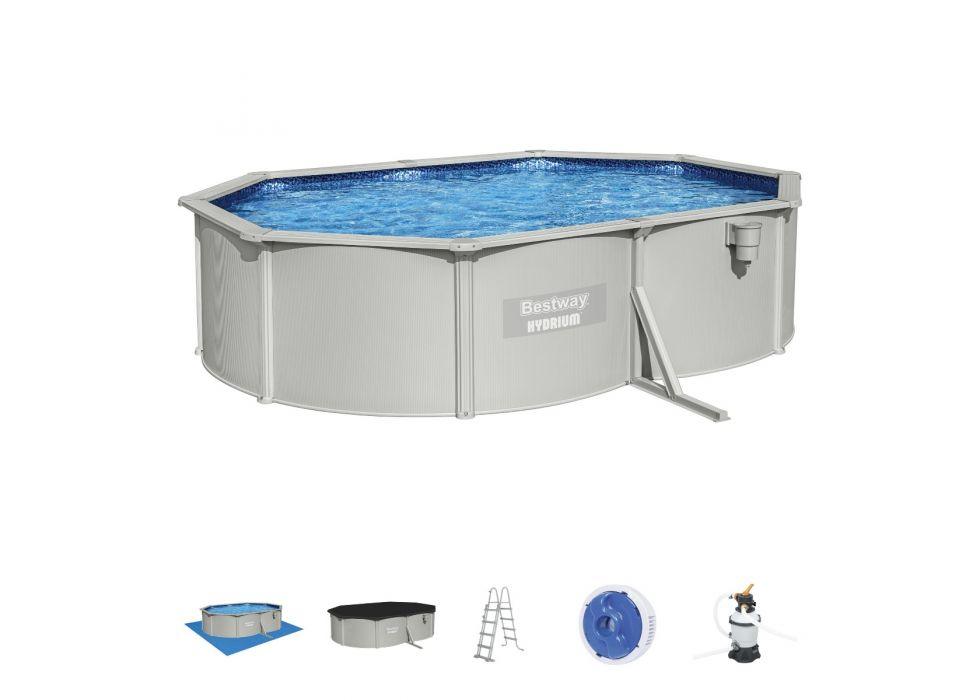 Piscina fuori terra ovale 500x360x120 Hydrium Bestway - Brico Sapiens - L' evoluzione del fai da te