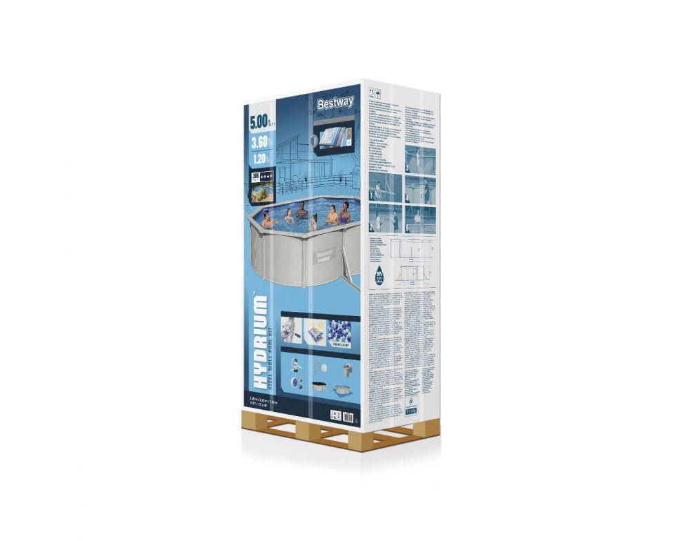Piscina fuori terra ovale 500x360x120 Hydrium Bestway - Brico Sapiens - L' evoluzione del fai da te