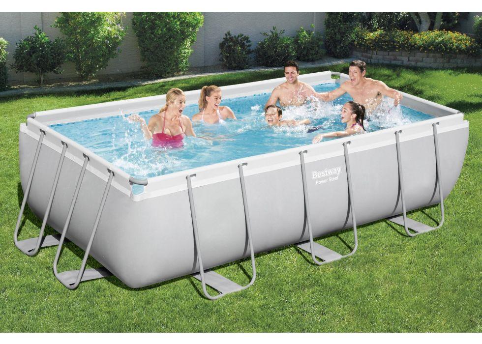 Piscina fuori terra rettangolare 404x201x100 Power Steel Frame Bestway - Brico Sapiens - L' evoluzione del fai da te