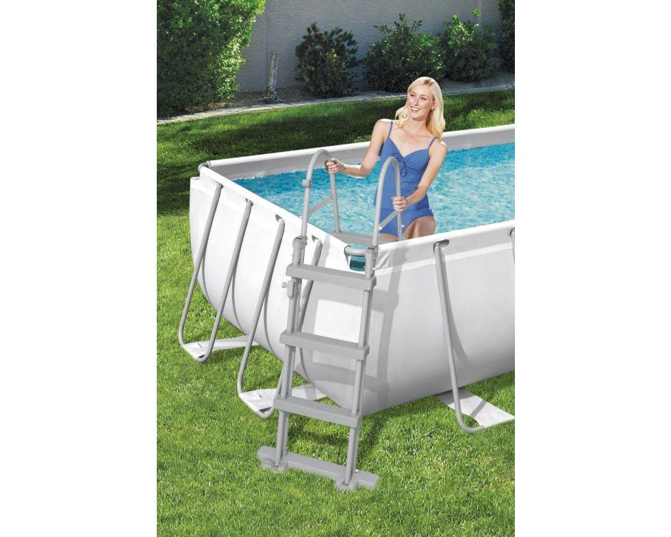 Piscina fuori terra rettangolare 404x201x100 Power Steel Frame Bestway - Brico Sapiens - L' evoluzione del fai da te