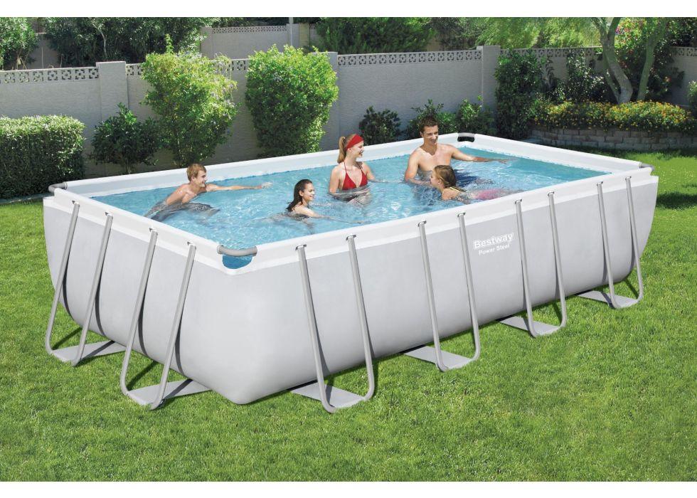 Piscina fuori terra rettangolare 549x274x122 Power Steel Frame Bestway - Brico Sapiens - L' evoluzione del fai da te