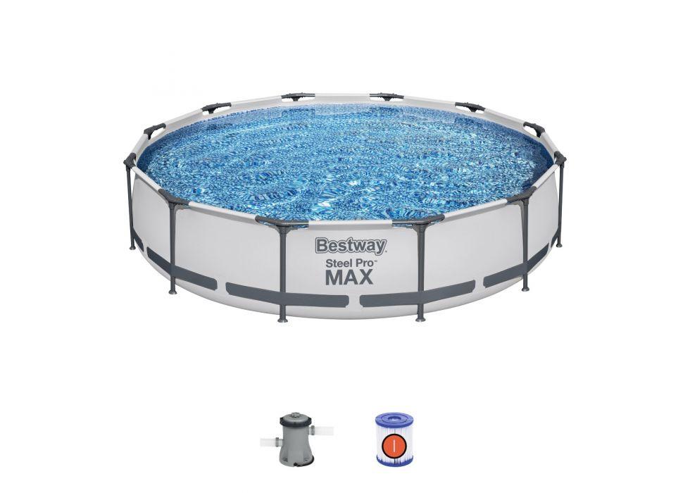 Piscina fuori terra rotonda 366x76 Steel Pro Max - Brico Sapiens - L' evoluzione del fai da te