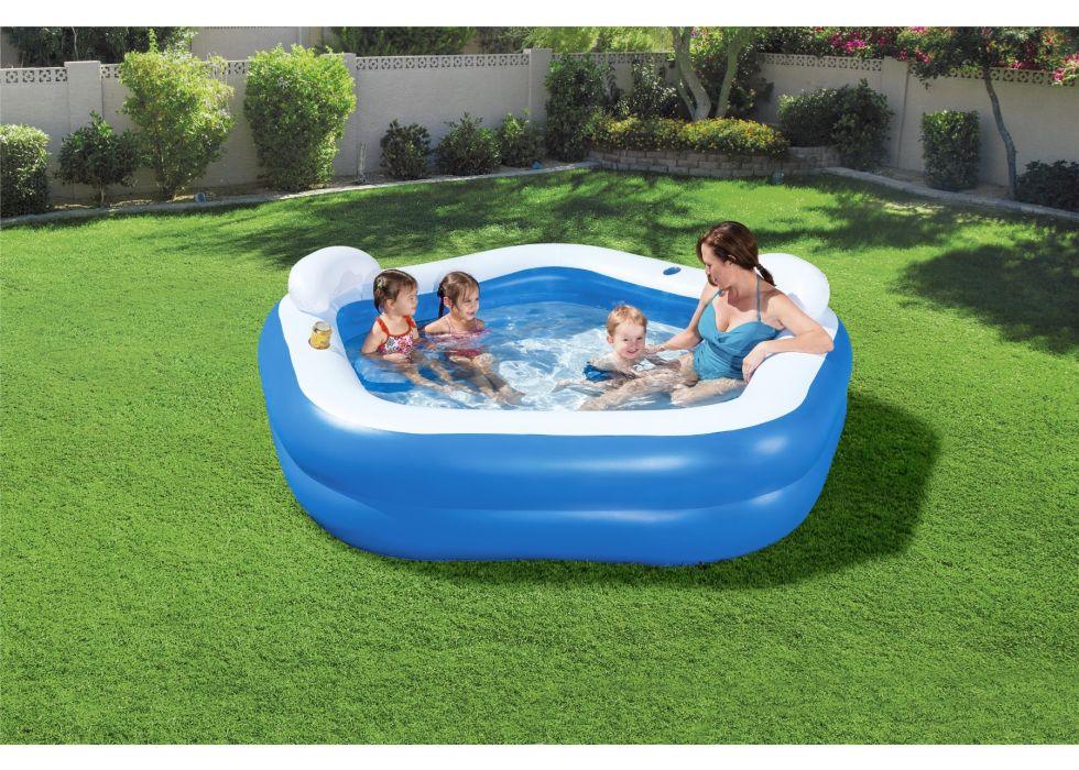 Piscina gonfiabile pentagonale 213x206x69 Family Bestway - Brico Sapiens - L' evoluzione del fai da te