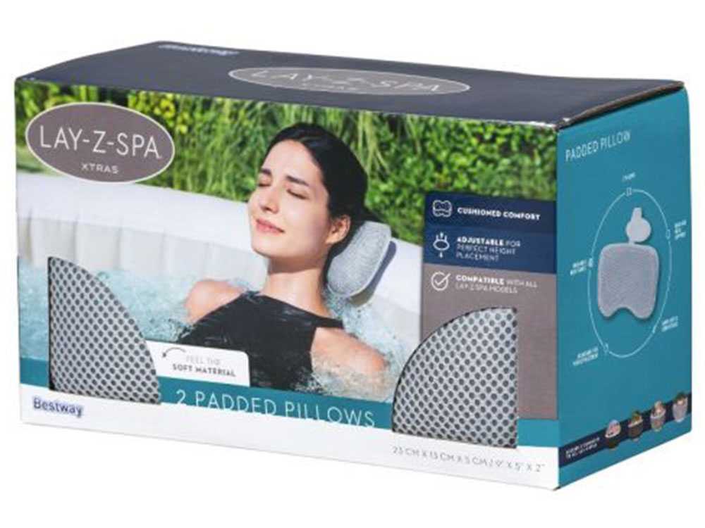 Cuscino Poggiatesta Lay-Z-Spa Bestway con Supporto, Accessorio Ergonomico per Idromassaggio | Bestway