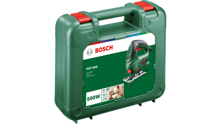 Seghetto Alternativo a Filo BOSCH PST 650 Compact Easy 500 Watt, Leggero e Potente, Taglio Curvo e Dritto | BOSCH
