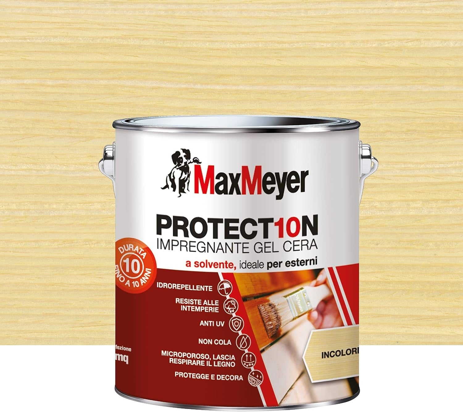 Impregnante protettivo Gel a solvente Incolore 2,5L MaxMeyer