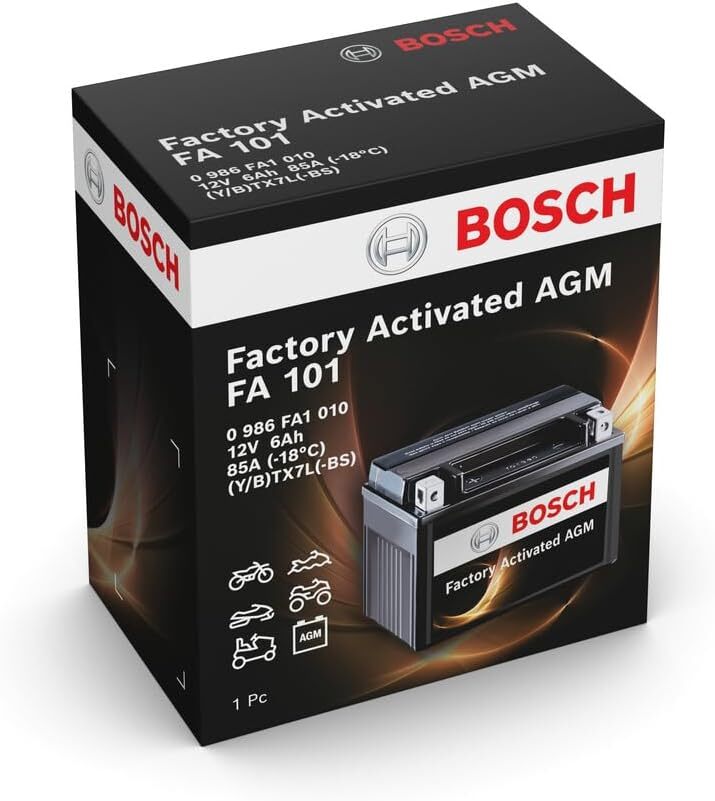 Batteria moto FA101 6 AH DX Bosch