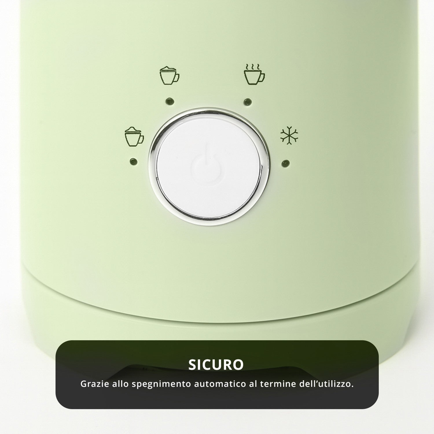 Montalatte elettrico 4 in 1 verde 500 W verde Kasanova