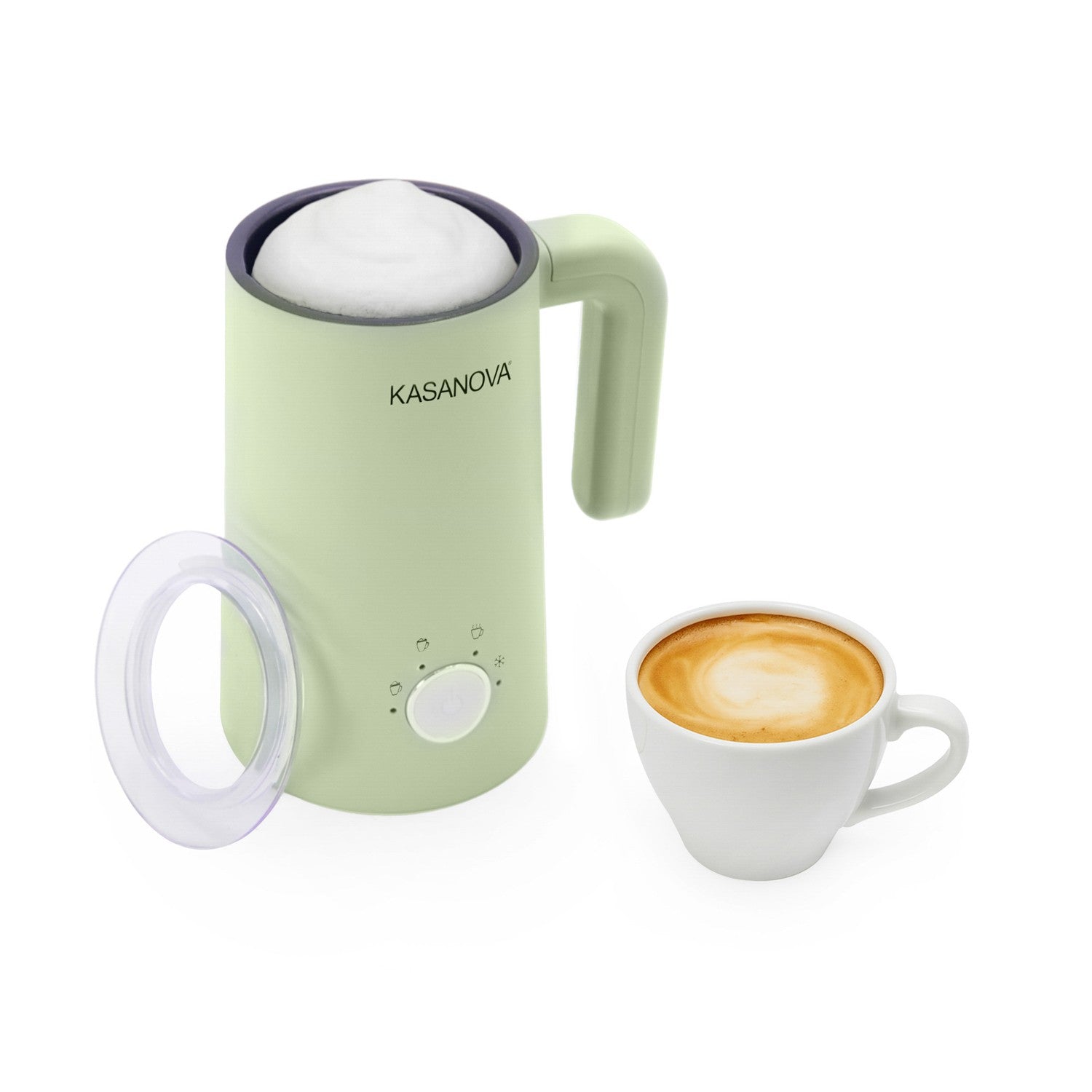 Montalatte elettrico 4 in 1 verde 500 W verde Kasanova