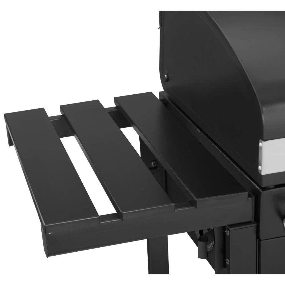 Barbecue a Carbonella Friend Master Cook con Ruote e Ripiano, BBQ Portatile a Carbone