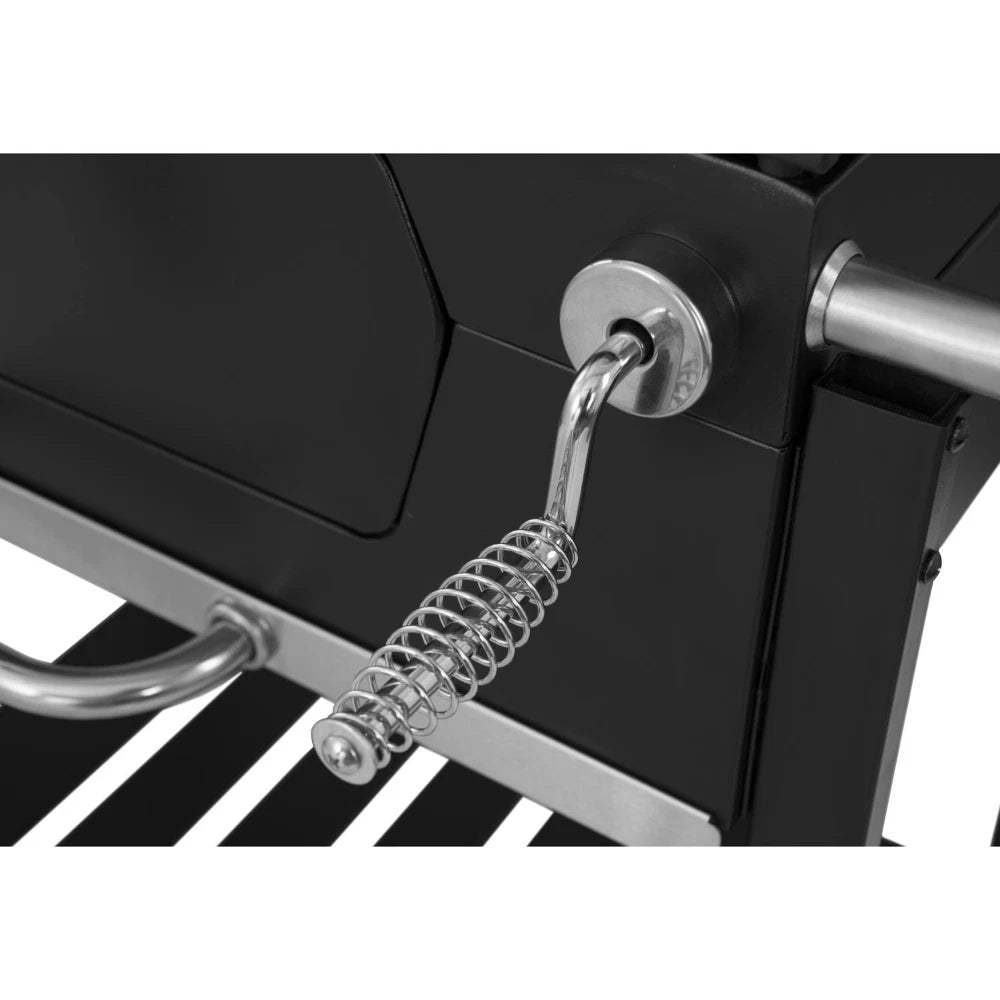 Barbecue a Carbonella Friend Master Cook con Ruote e Ripiano, BBQ Portatile a Carbone